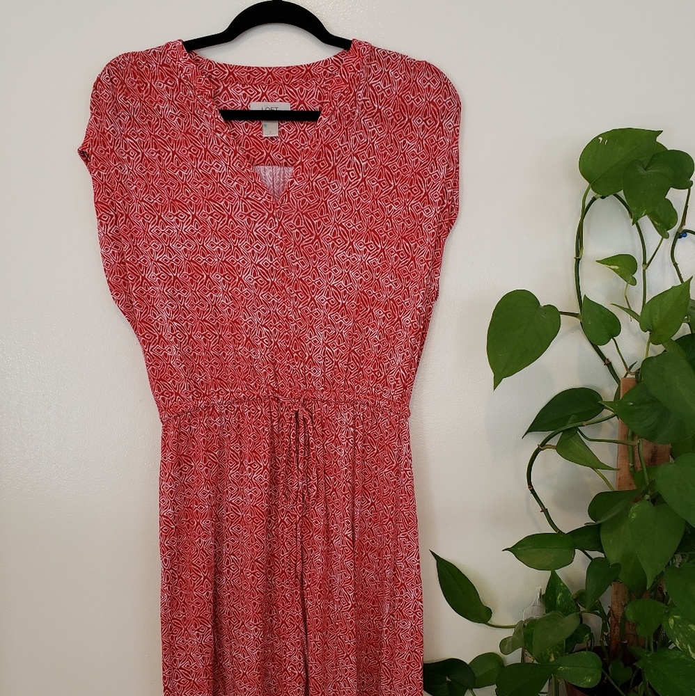 SOLD Loft Print Dress SOFT!